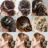 Crystal Pearl Hairpin Hair Vine Tiaras Headpiece Bridal Accessories