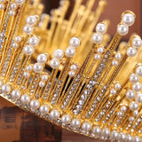 Crystal/Pearl Queen Wedding Bridal Tiaras and Crowns Bride Headpiece