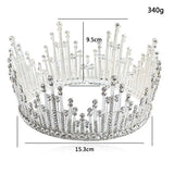 Crystal/Pearl Queen Wedding Bridal Tiaras and Crowns Bride Headpiece