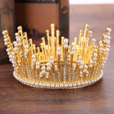 Crystal/Pearl Queen Wedding Bridal Tiaras and Crowns Bride Headpiece