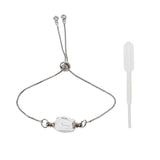 Crystal Perfume Bottle Pendant Bracelet Aromatherapy Oil Diffuser