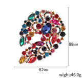 Crystal Place Style Brooches for Women Unisex Dropwater Geometry Pins