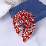 Crystal Place Style Brooches for Women Unisex Dropwater Geometry Pins