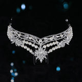 Crystal Plated Crown Baroque Zinc Alloy Women's Hair Jewelry