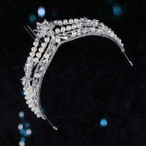 Crystal Plated Crown Baroque Zinc Alloy Women's Hair Jewelry