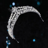 Crystal Plated Crown Baroque Zinc Alloy Women's Hair Jewelry