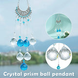 Crystal Prisms Hanging Ornament Rainbow Maker for Home Garden Decoration