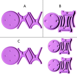 Resin Desk Chair Silicone Mould for DIY Jewelry Making
