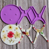 Resin Desk Chair Silicone Mould for DIY Jewelry Making