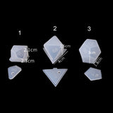 Resin Dice Epoxy Silicone Mold Multi-spec Mirror Mold