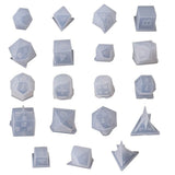 Resin Dice Epoxy Silicone Mold Multi-spec Mirror Mold