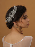 Crystal Rhinestone Bridal Headbands Silver Hairbands Wedding Hair Accessories