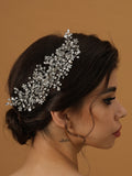 Crystal Rhinestone Bridal Headbands Silver Hairbands Wedding Hair Accessories