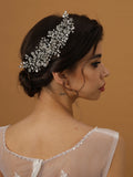 Crystal Rhinestone Bridal Headbands Silver Hairbands Wedding Hair Accessories