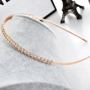 Rhinestone Pearls Tiara Crown Hairband Bridal Headbands Wedding