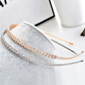 Rhinestone Pearls Tiara Crown Hairband Bridal Headbands Wedding