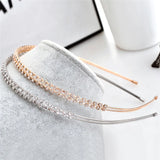 Rhinestone Pearls Tiara Crown Hairband Bridal Headbands Wedding