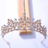 Crystal Rhinestone Tiara Crown Wedding Hair Accessories