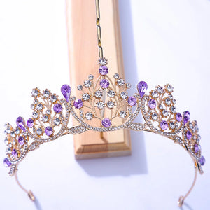 Crystal Rhinestone Tiara Crown Wedding Hair Accessories