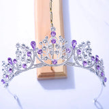 Crystal Rhinestone Tiara Crown Wedding Hair Accessories