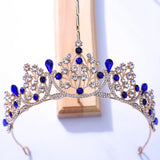 Crystal Rhinestone Tiara Crown Wedding Hair Accessories