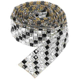 Sparkling Rhinestone Banding Glasswear Ribbon Roll