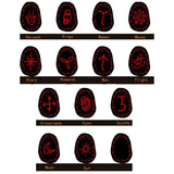 Crystal Rune Stones Silicone Molds for Resin Charms