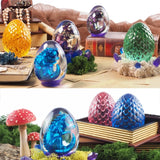 Dragon Egg Resin Mold LED with Wooden Base