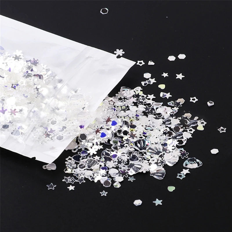 Sequins Epoxy Resin Mold Filler Nail Art