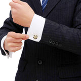 Crystal Series Business Cufflinks Men's Jewelry French Shirt Cuff Links