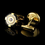 Crystal Series Business Cufflinks Men's Jewelry French Shirt Cuff Links