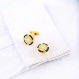Crystal Series Business Cufflinks Men's Jewelry French Shirt Cuff Links