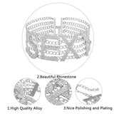 Crystal Rhinestone Choker Necklace for Women