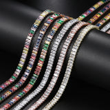 Crystal Sexy Tennis Short Choker Necklace for Women