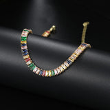 Crystal Sexy Tennis Short Choker Necklace for Women