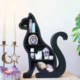 Crystal Display Shelf PVC Essential Wall Shelf -Left