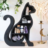 Crystal Display Shelf PVC Essential Wall Shelf -Left