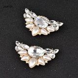 Crystal Shoe Clips Wedding Bridal Shoes Flowers Rhinestones Shoe Buckles