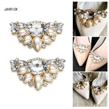 Crystal Shoe Clips Wedding Bridal Shoes Flowers Rhinestones Shoe Buckles