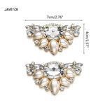 Crystal Shoe Clips Wedding Bridal Shoes Flowers Rhinestones Shoe Buckles