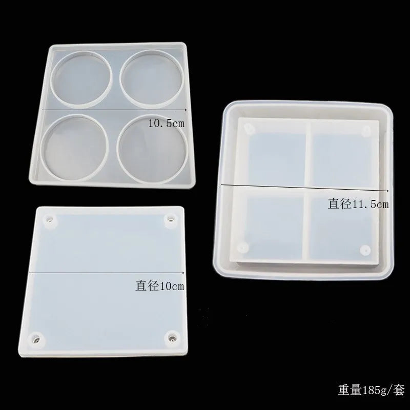 Multi-layer Square Box Mirror Jewelry Storage Mold