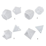 Crystal Silicone Mold for Resin Dice Candle Soaps Making