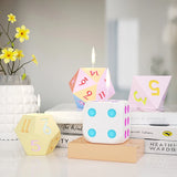 DIY Dice Shape Candle Mold Gypsum Soap Making Supplies