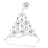 Crystal Slave Bracelet Hand Harness Finger Bangles