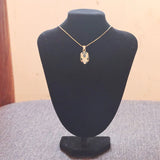 Crystal Snake Head Necklace for Women Dainty CZ Animal Jewelry