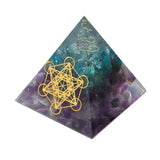 Amethyst Crystal Pyramid for Desk Decor