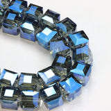 Crystal Square Bead Supply 10mm Glass Loose Beads 20pcs/lot