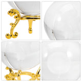 Clear Crystal Stand Sphere Decorative Display Base Holder Feng Shui Meditation