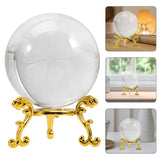 Crystal Stand Sphere Clear Display Base Holder Feng Decoration
