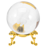 Crystal Stand Sphere Clear Display Base Holder Gemstone Feng Shui Decoration